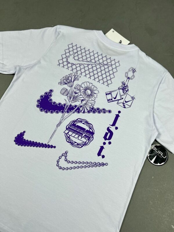 CAMISETA NIKE JUST DO IT FLOWERS (BRANCA) - Imagem 2
